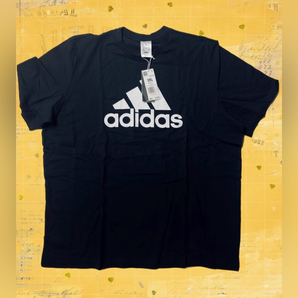 Brand New Adidas Essentials Big Logo Tee